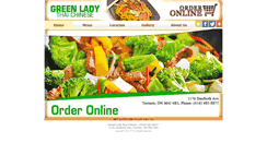 Desktop Screenshot of greenladythaichinese.com