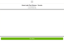 Tablet Screenshot of greenladythaichinese.com